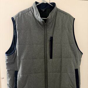 Brooks Brothers, Thermore Insulated Vest, Gray, XXL